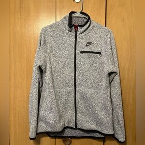 nike yoga jersey crop hoodie